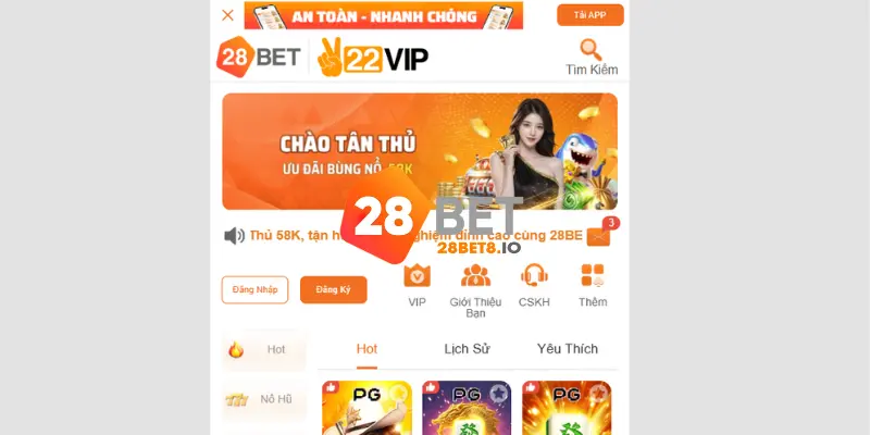 28BET - Nhà Cái 28BET.COM Uy Tín #1 Châu Á Tặng +288K 3 28BET thiết kế giao diện hiện đại, dễ dàng sử dụng